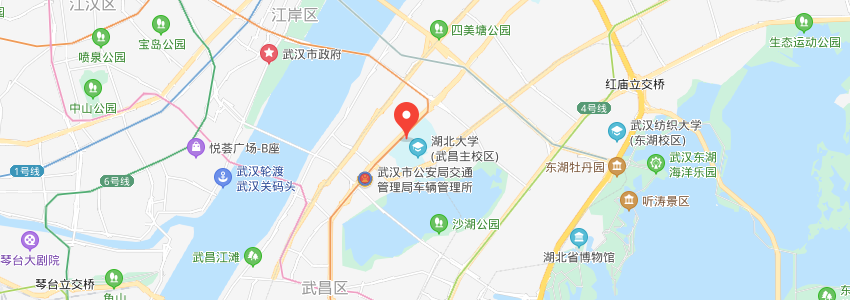 湖北大学学校地图